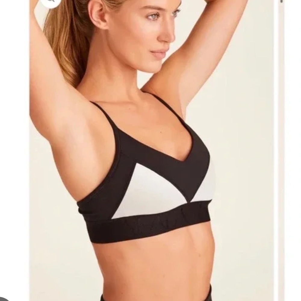 ALALA Black & White Sports Bra